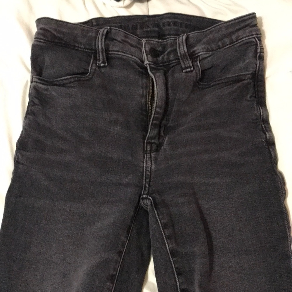 Black American eagle skinny jeans